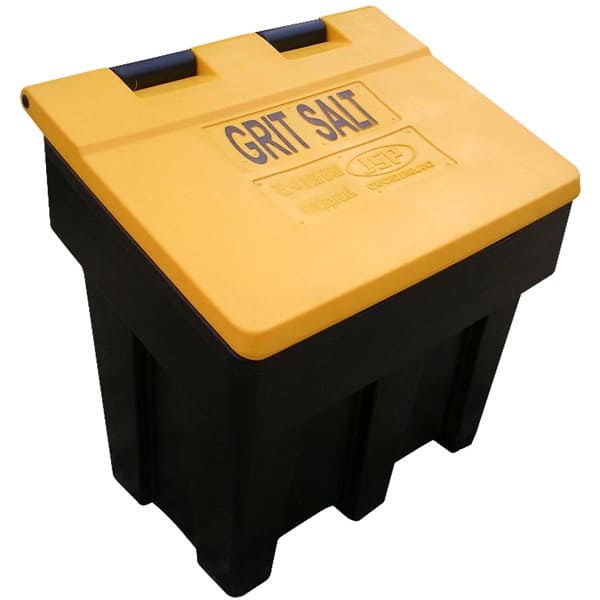 Yellow & Black Grit Bin