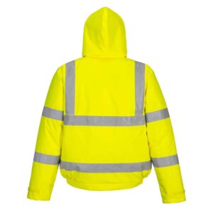 Portwest S463 Hi Vis Bomber Jacket Yellow Back