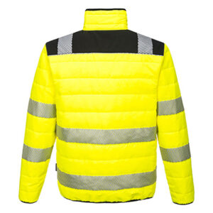 Portwest PW371 Baffle Jacket Hi Vis Yellow Back