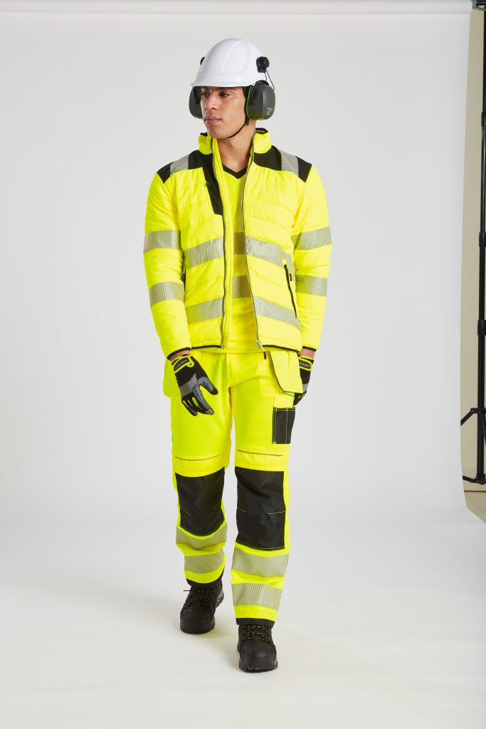 Portwest PW371 PW3 Hi Vis Baffle Jacket - Yellow Hi Vis Baffle Jacket