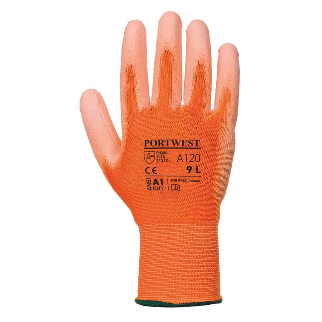 Portwest A120 - PU Palm Glove Orange