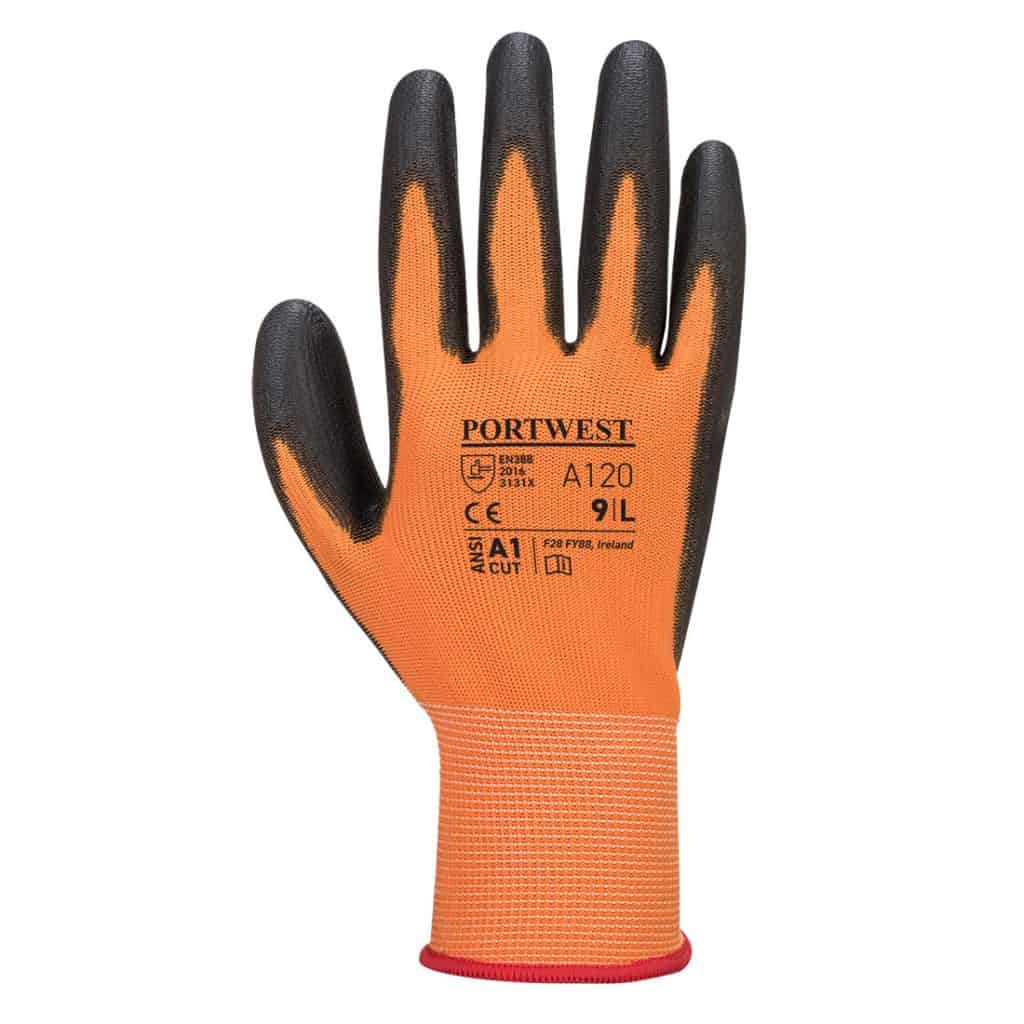 Portwest A120 - PU Palm Glove Orange