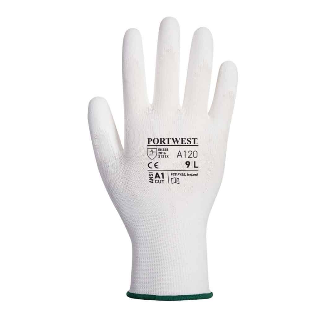 Portwest A120 - PU Palm Glove White