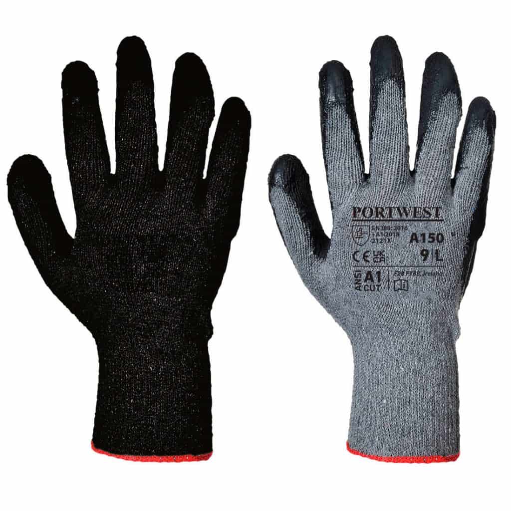 Portwest A150 - Classic Grip Glove - Latex Grey