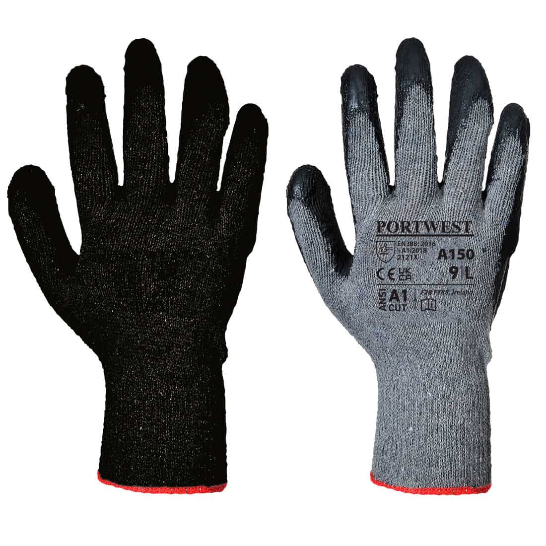 Portwest A150 - Classic Grip Glove - Latex Grey