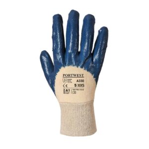 Portwest A330 - Nitrile Light Knitwrist Blue