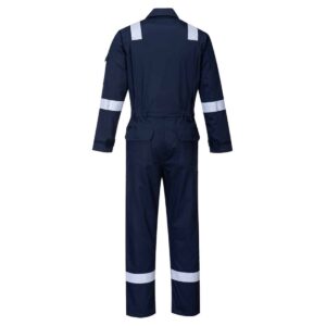 Portwest FR51 Navy Coverall Back