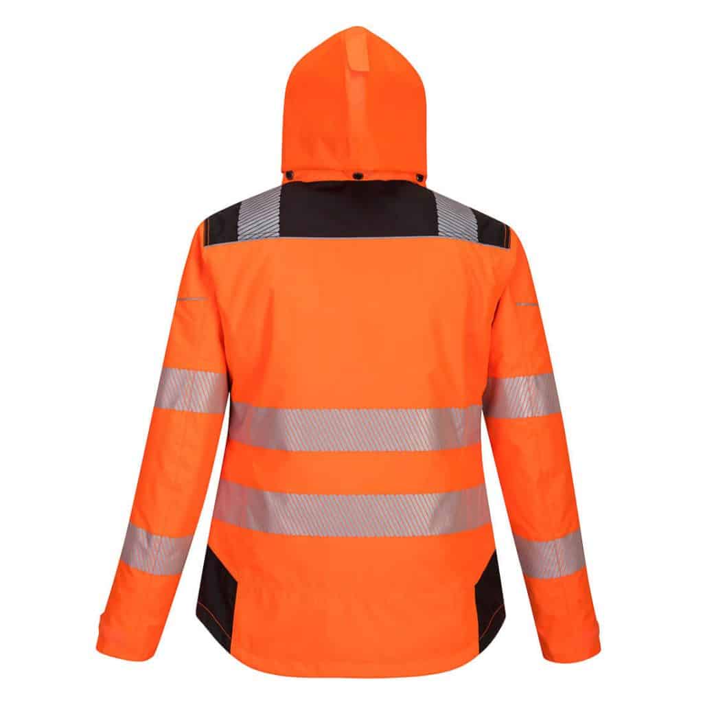 Portwest PW382 Jacket in Orange Back