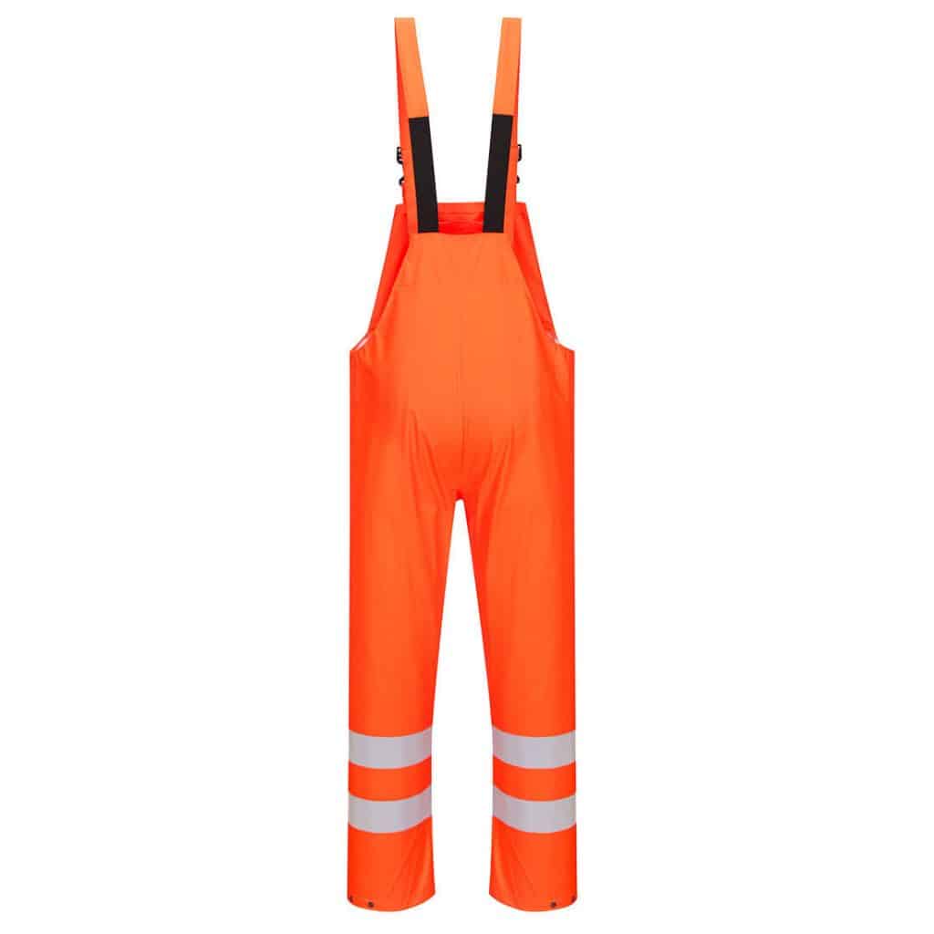 Portwest S497 Sealtex Ultra Bib & Brace Orange Back