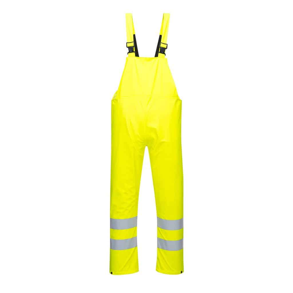 Portwest S497 Sealtex Ultra Bib & Brace Yellow Back