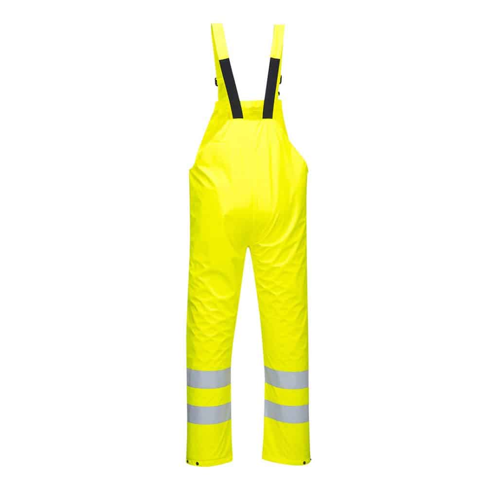 Portwest S497 Sealtex Ultra Bib & Brace Yellow Back
