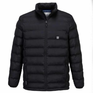 Portwest S547 - Ultrasonic Heated Tunnel Jacket Black Front