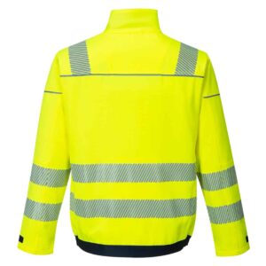Portwest T500 PW3 Hi-Vis Work Jacket Yellow Back