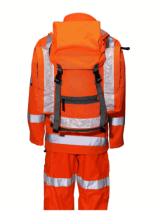 Rail industry workwear field backpack