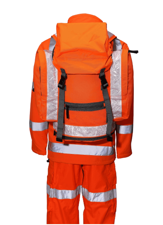 Rail industry workwear field backpack