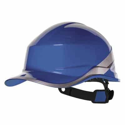 Delta Plus Diamond V Safety Helmet Blue - printed hard hats