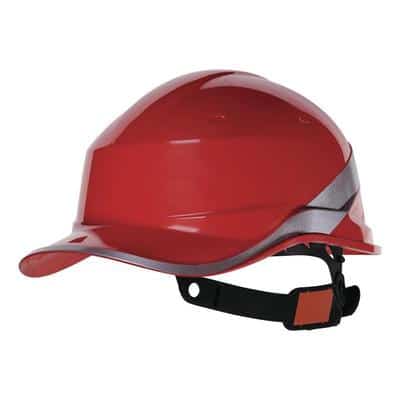 Delta Plus Diamond V Safety Helmet Red