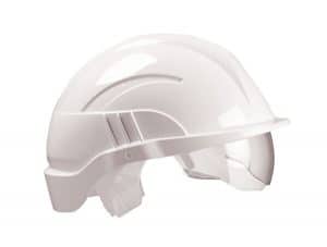 Centurion Vision Plus Safety Helmet White with Integrated safety spectacles