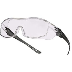 Delta Plus Hekla Safety Spectacle Over Specs Clear Lens - overglass safety glasses
