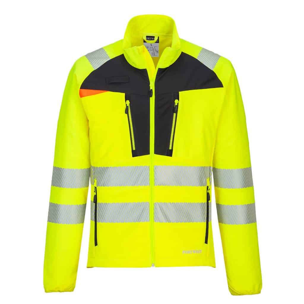 Portwest DX481 Zipped Base Layer Yellow