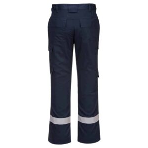 Portwest FR401 Bizflame Lightweight Navy Work Trouser Back