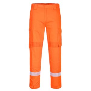 Portwest FR401 Bizflame Lightweight Orange Work Trouser