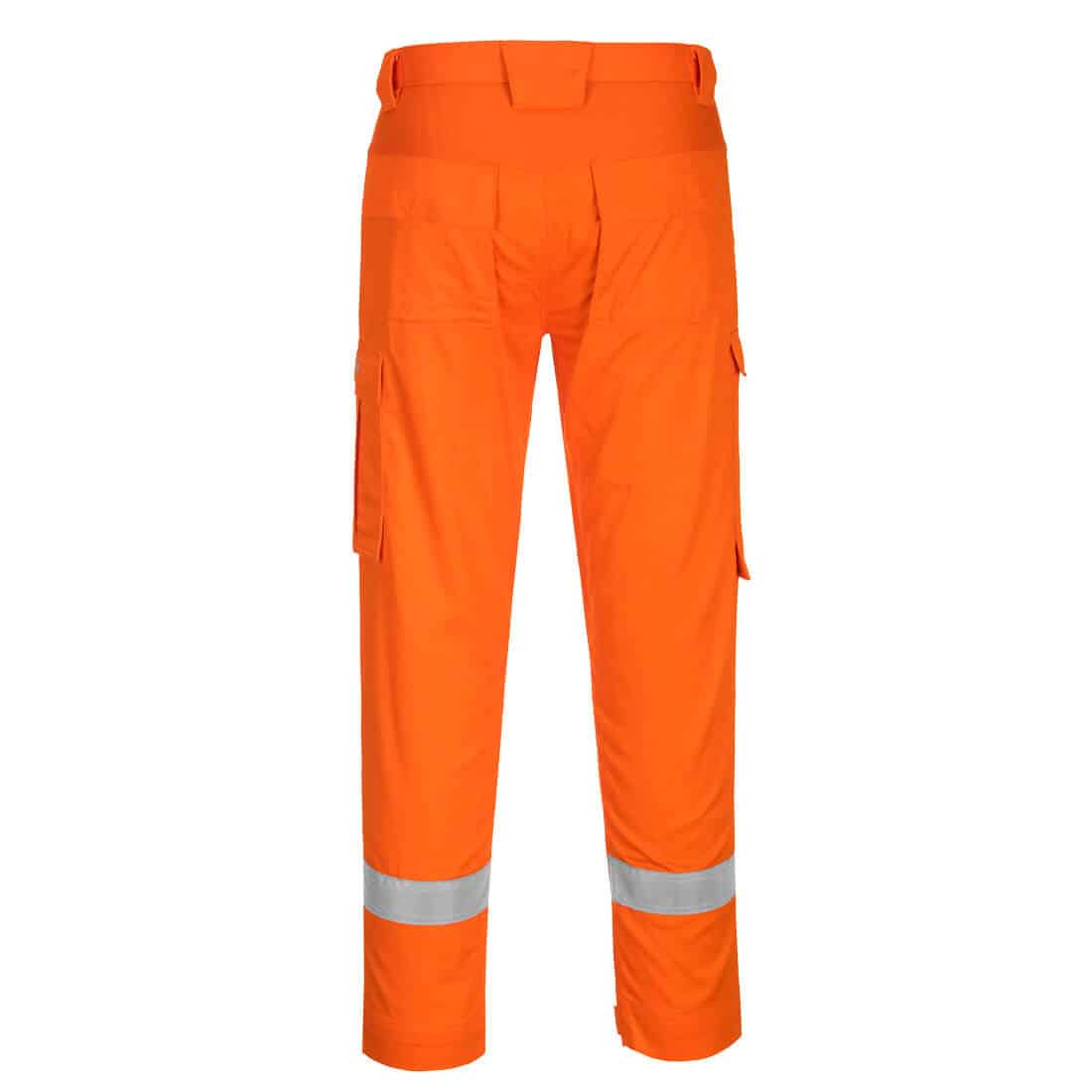 Portwest FR401 Bizflame Lightweight Orange Work Trouser Rear