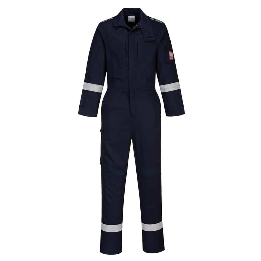 Portwest FR502 Bizflame lightweight coverall Navy