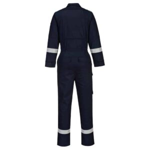 Portwest FR502 Bizflame lightweight coverall Navy Rear