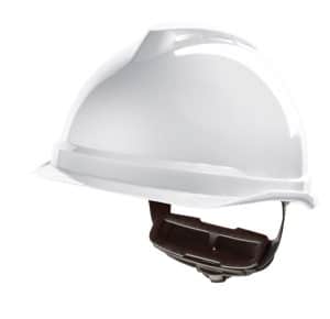 MSA V-Gard 520 Peakless plastic Safety helmet white