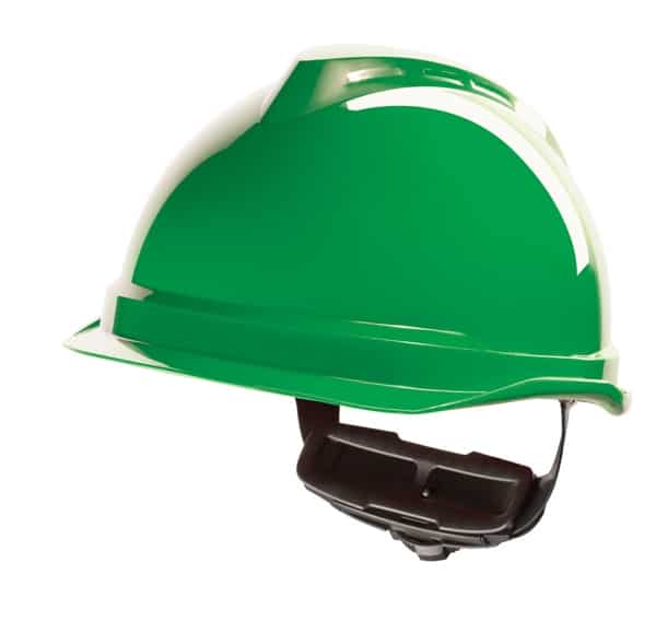 MSA V-Gard 520 Peakless plastic Safety helmet green