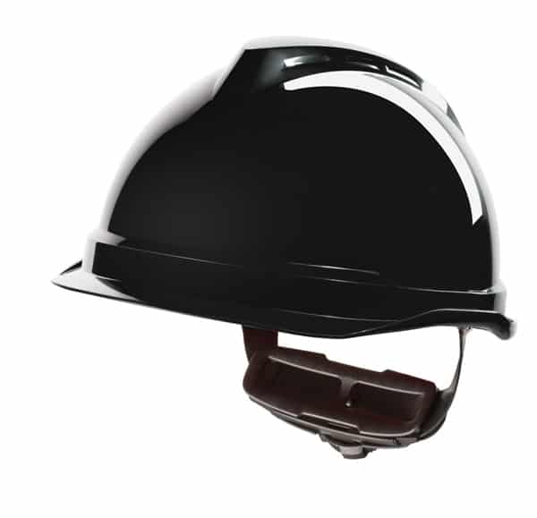 MSA V-Gard 520 Peakless plastic Safety helmet black