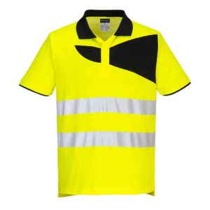 Portwest PW212 High Visibility Polo Shirt Yellow