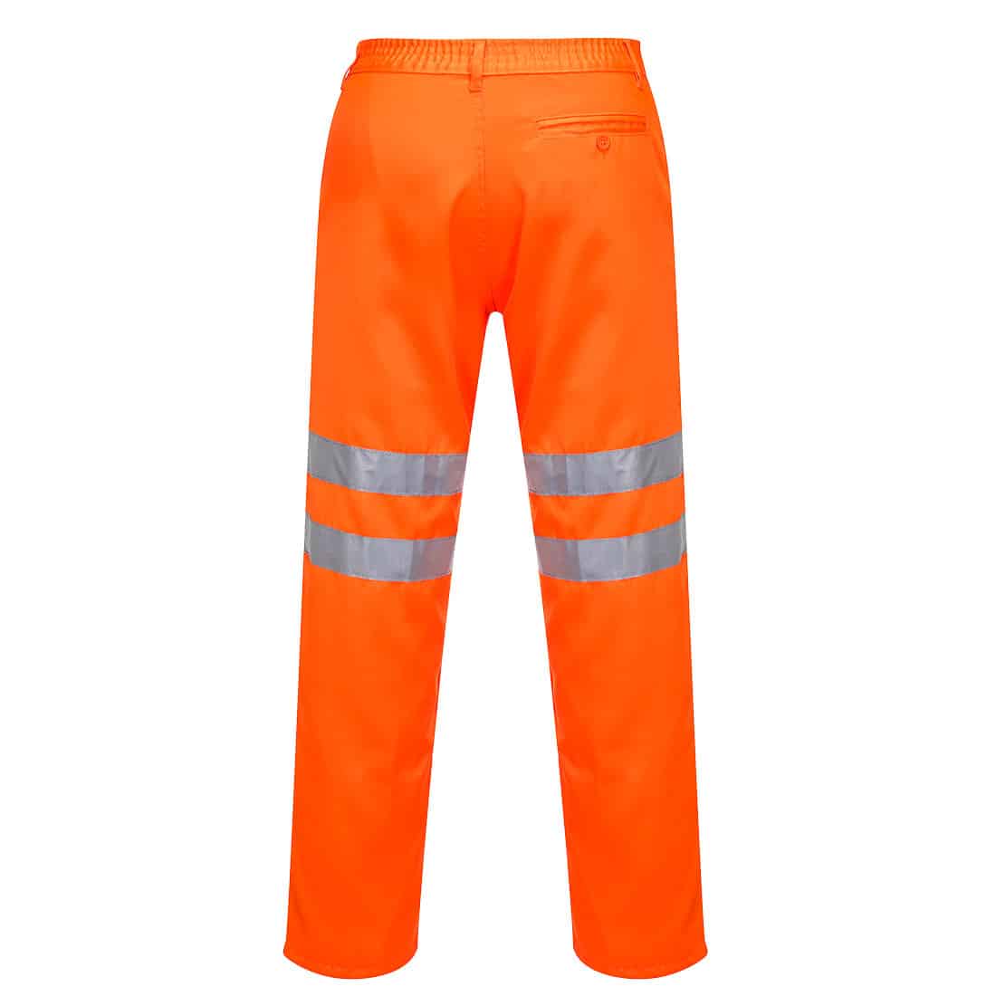 Portwest RT45 rail rear orange work trouser