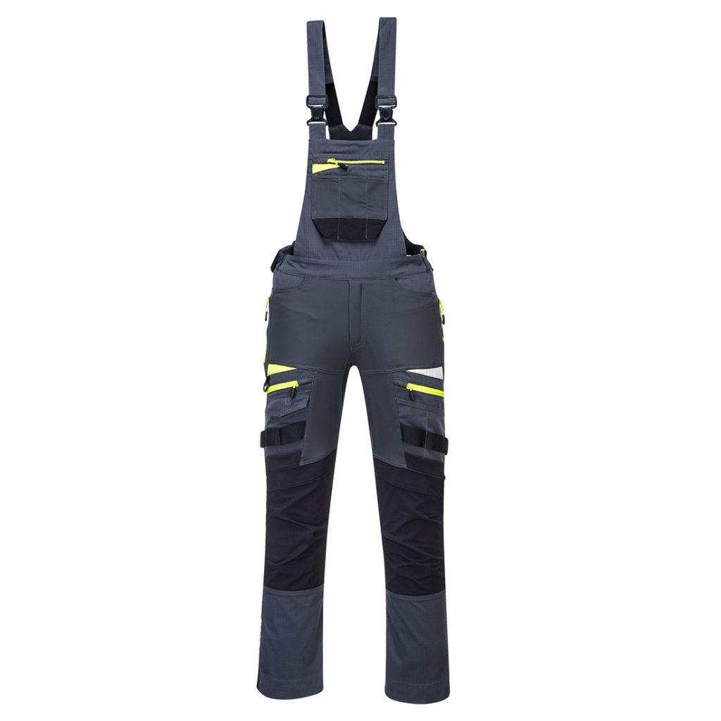 Portwest DX441 DX4 Work Bib and Brace Grey Front