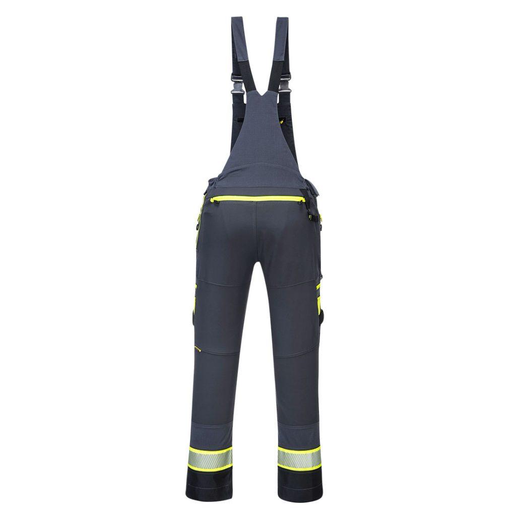Portwest DX441 DX4 Work Bib and Brace Grey Back