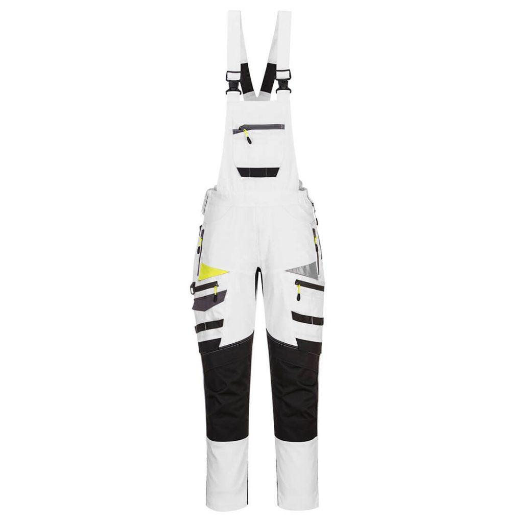 Portwest DX441 DX4 Work Bib and Brace White Front
