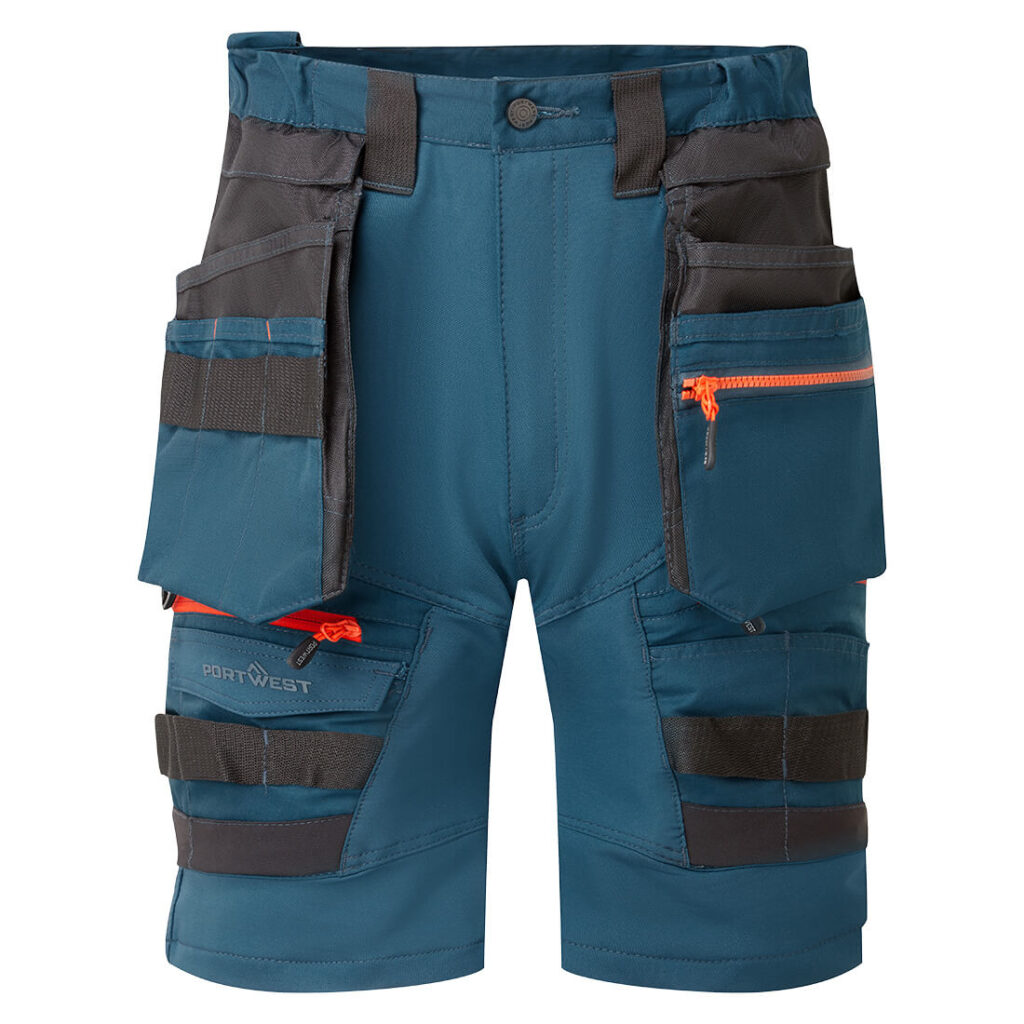 Portwest DX444 DX4 Holster Shorts - Blue - Front