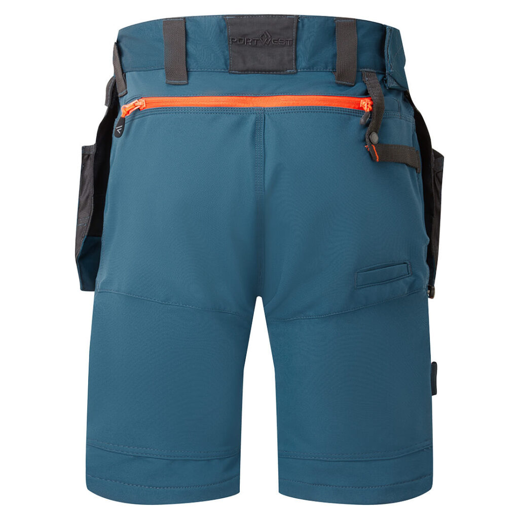 Portwest DX444 DX4 Holster Shorts - Blue - Rear