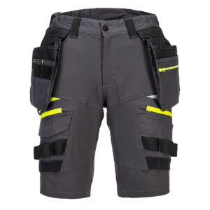 Portwest DX444 DX4 Holster Shorts - Grey - Front
