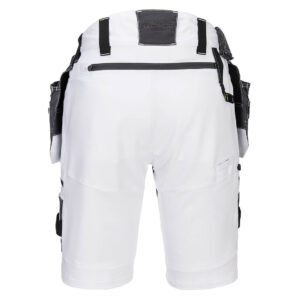 Portwest DX444 DX4 Holster Shorts - White - Rear