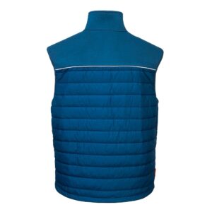 Portwest DX470 DX4 Hybrid Baffle Gilet Back Blue