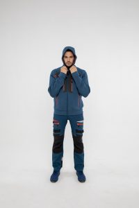 Portwest DX472 DX4 Zipped Hoodie - Blue workwear hoodie
