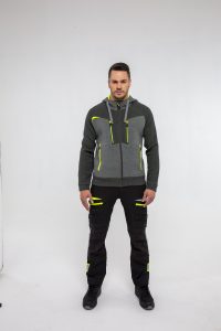 Portwest DX472 DX4 Zipped Hoodie - Grey Workwear Hoodie