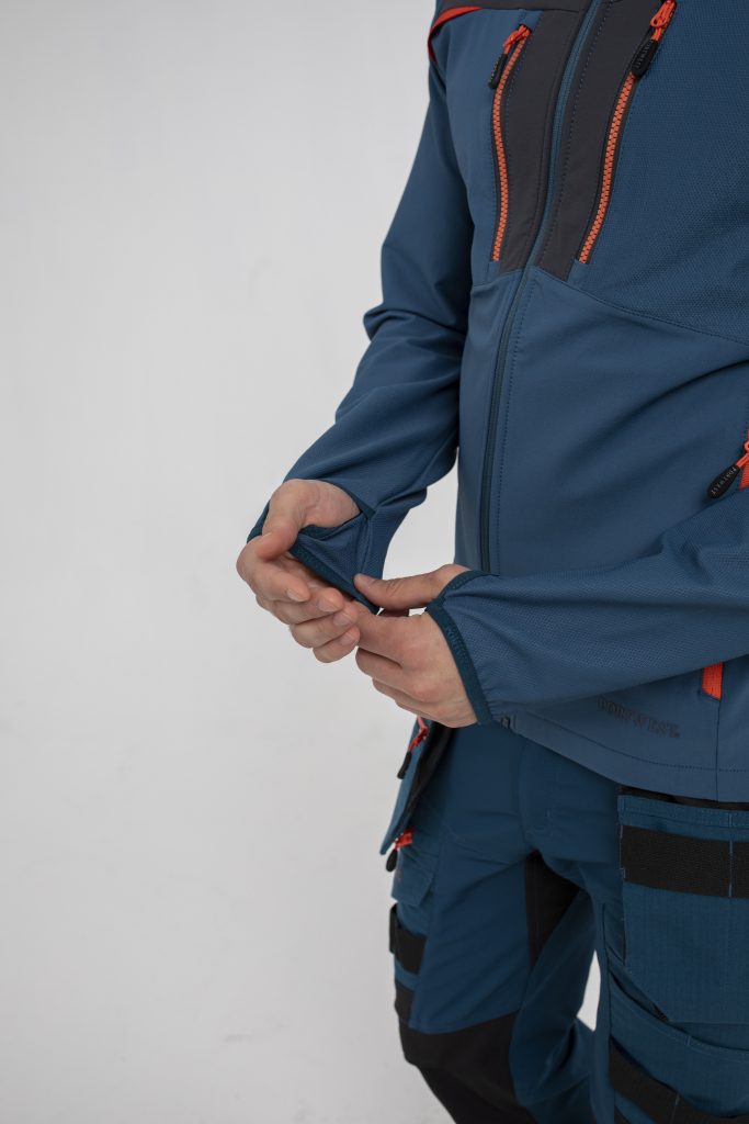 Portwest DX480 DX4 Zip Base Layer - Blue Thermal Jacket