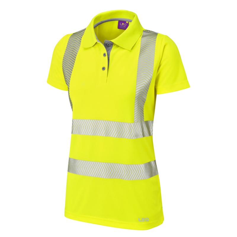 LEO PIPPACOTT ISO 20471 Coolviz Plus Women's Polo Shirt | OAKEYS