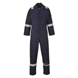 Portwest FR50 Flame Resistant Coverall Navy Front