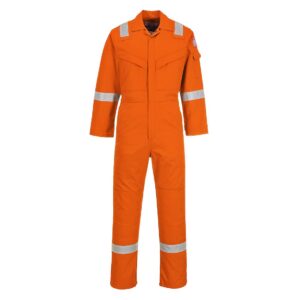Portwest FR50 Flame Resistant Coverall Orange Front