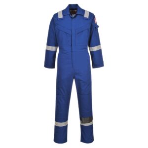 Portwest FR50 Flame Resistant Coverall Blue Front