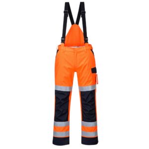 Portwest MV71 Orange Coverall Flame Resistant Front